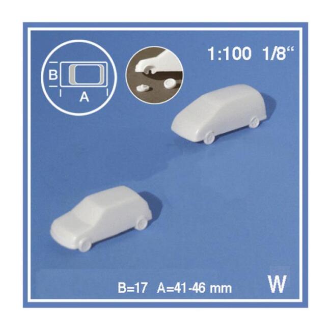 Schulcz Maket 1:100 Ölçek Araba 2’li N:03-40101 - 1