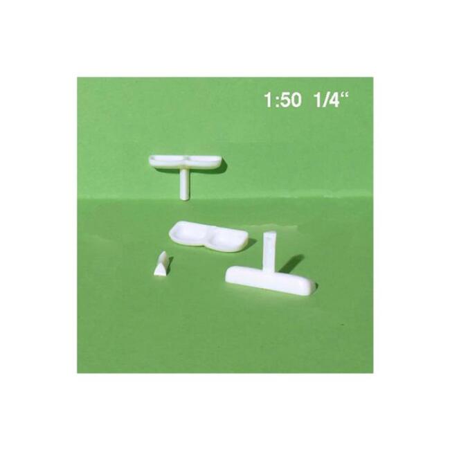 Schulcz Maket Ayaklı İkili Lavabo 1:50 N:55-7093 - 1