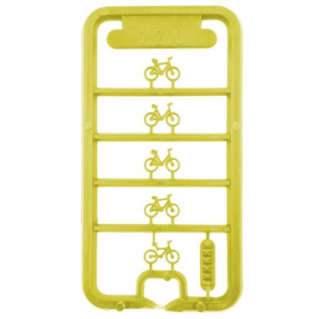 Schulcz Maket Bisiklet 1:200 5 Adet Sarı - 1