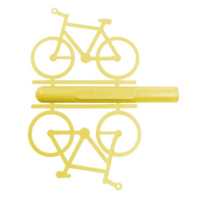 Schulcz Maket Bisiklet 1:50 2 Adet Sarı N:03-50201 - 1