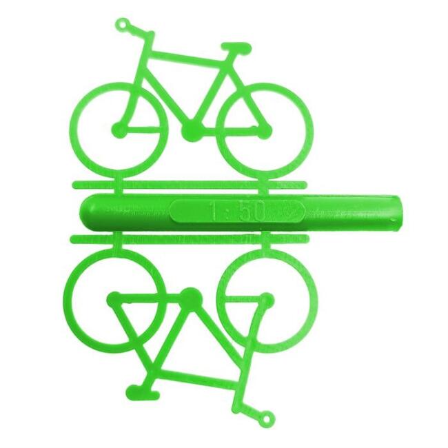 Schulcz Maket Bisiklet 1:50 2 Adet Yeşil N:03-50201 - 1