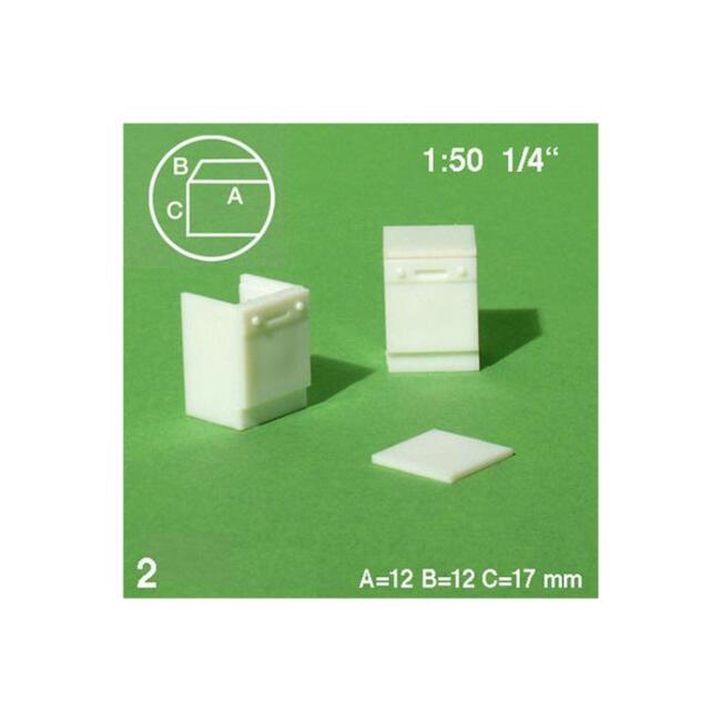 Schulcz Maket Tefriş Bulasık Makinesi 1/50 N:55-8114 (0.90) - 1