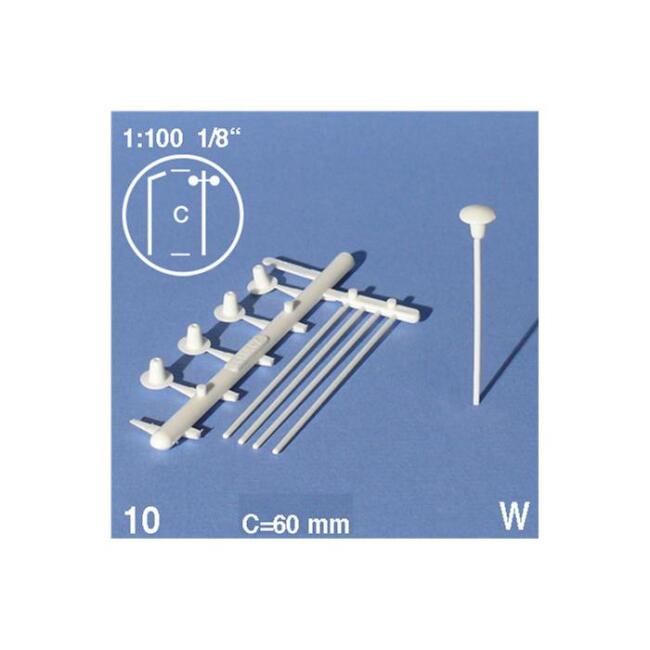 Schulcz Maket Sokak Lambası 1:100 60 mm N:06-50071 - 1