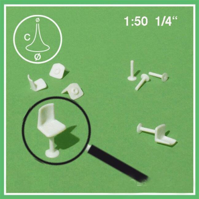Schulcz Plastik Maket Tabure 1:50 Ölçek 2'li 55-1902 - 1