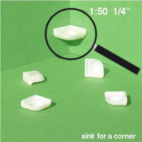 Schulz Maket Köşe Lavabo 1:50 N:55-7101 - 2