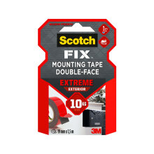 Scotch 3M Ekstra Güçlü Montaj Bandı Çift Taraflı 19 mm x 1.5 m - 3M