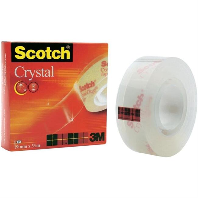 Scotch 3M Kristal Bant 19 mm x 33 m - 1