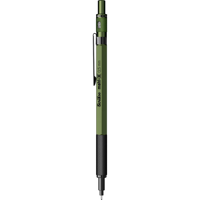 Scrikss matri-X Mekanik Kurşun Kalem 0.5 mm Yeşil - 1