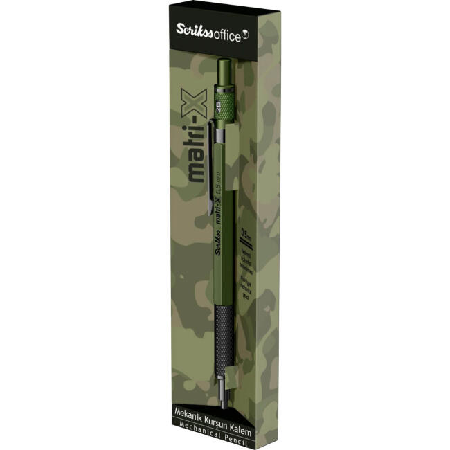 Scrikss matri-X Mekanik Kurşun Kalem 0.5 mm Yeşil - 2