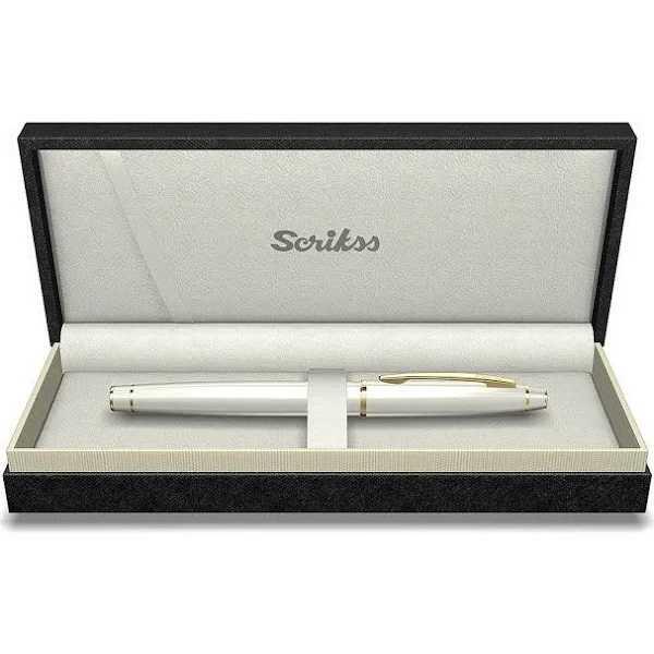 Scrikss 35 Beyaz Altın Roller Kalem - 2