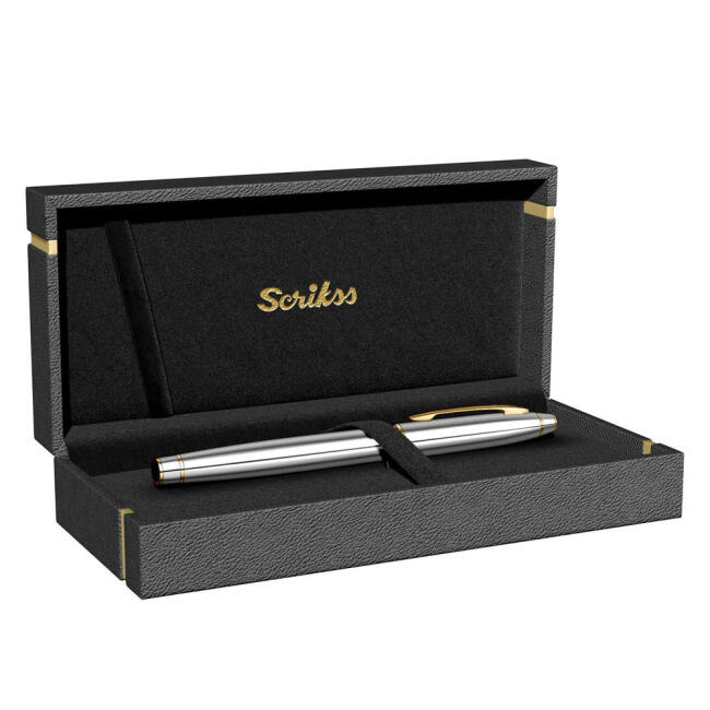 Scrikss 35 Gold Krom Roller Kalem - 3