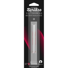 Scrikss Ball Pen D1 Mini Tükenmez Kalem Yedeği Kırmızı M Uç 2 Adet - Scrikss