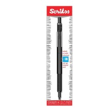 Scrikss Graph-X Metal Uçlu Kalem 0.7 mm Mat Siyah - SCRIKSS