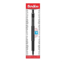Scrikss Graph-X Metal Uçlu Kalem 0,7 mm Mat Siyah - Scrikss
