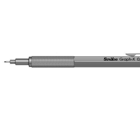 Scrikss Graph-X Metal Versatil Kalem 0.5mm Kurşun Gri - 2