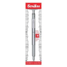 Scrikss Graph-X Metal Versatil Kalem 0,5 mm Saten Gri - SCRIKSS