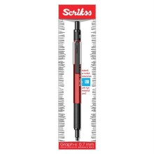 Scrikss Graph-X Metal Versatil Kalem 0.7 mm Kırmızı - SCRIKSS