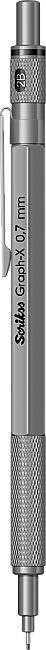 Scrikss Graph-X Metal Versatil Kalem 0.7 mm Kurşun Gri - 1