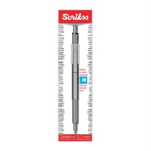 Scrikss Graph-X Metal Versatil Kalem 0.7 mm Saten Gri - SCRIKSS