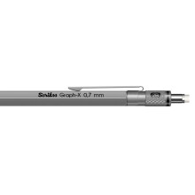 Scrikss Graph-X Metal Versatil Kalem 0,7mm Saten Gri - 4