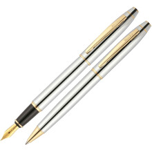 Scrikss Noble 35 Dolma Kalem - Tükenmez Kalem Seti Gold Krom - Scrikss