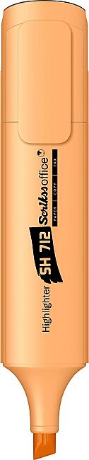 Scrikss Office Fosforlu Kalem Pastel Turuncu SH712 - 1