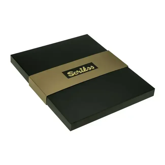 Scrikss Premium Yazı Seti Chester A5 Siyah Defter & Metropolis 800M Krom Roller Kalem SD300-1 - 3