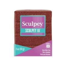 Sculpey Polimer Kil 57 g Garnet Glitter - SCULPEY