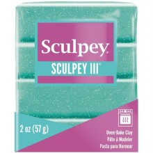 Sculpey Polimer Kil 57 g Turkuaz Glitter - SCULPEY