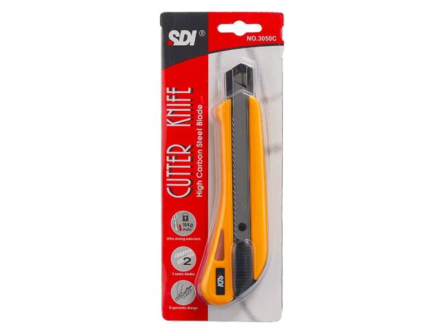 SDI Maket Bıçağı Geniş Otomatik Kilitlemeli N:3050C - 2