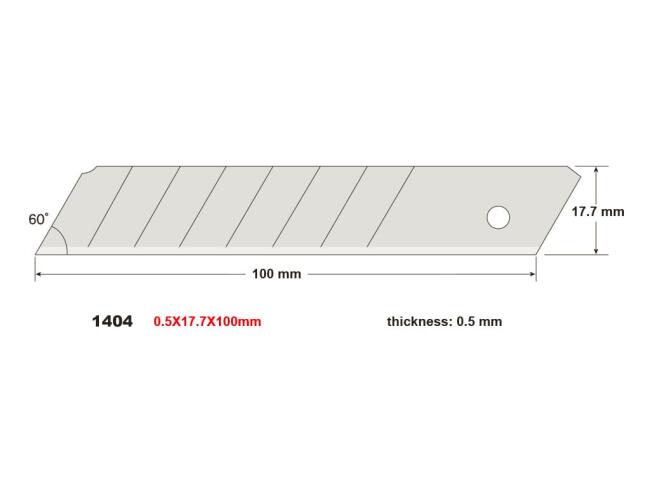 SDI Maket Bıçağı Yedeği Geniş 18 mm 10 Adet N:1404 - 3