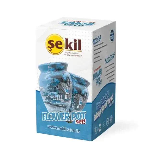 Şekil Saksı Boyama Seti SKS-02 - Şekil