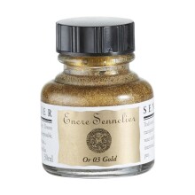 Sennelier Çini Mürekkep 30Ml N:03 Gold - Sennelier (1)