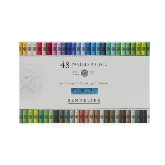 Sennelier Extra Fine Soft Pastel Set 48'li Peyzaj Tonlar N132251 - Sennelier