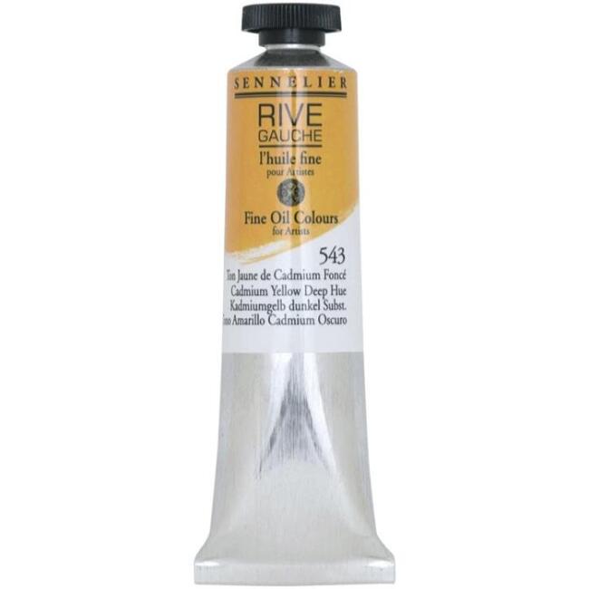 Sennelier Rive Gauche Fine Yağlı Boya 40 ml Cadmium Yellow Deep Hue 543 - 1