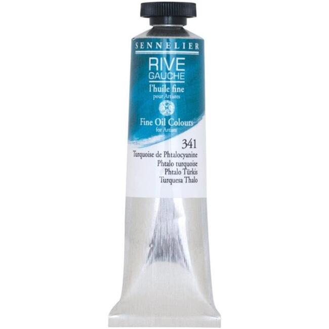 Sennelier Rive Gauche Fine Yağlı Boya 40 ml Phthalo Turquoise 341 - 1