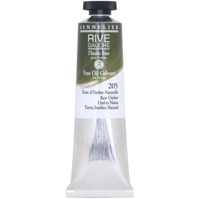 Sennelier Rive Gauche Fine Yağlı Boya 40 ml Raw Umber 205 - 1