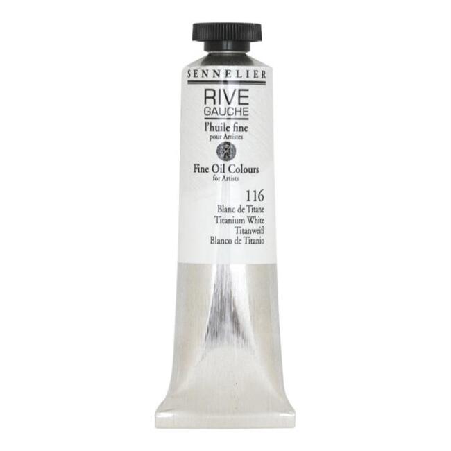 Sennelier Rive Gauche Fine Yağlı Boya 40 ml Titanium White 116 - 1