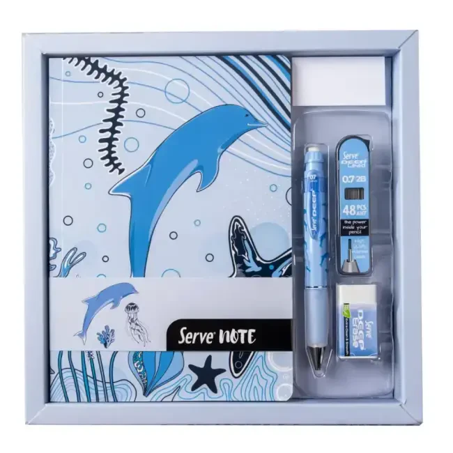 Serve Note Defter - Yazı Seti Gök Mavi SV-NTSETDGMKT - Serve