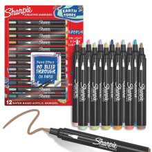 Sharpie Creative Marker Akrilik Kalem Set 12'li Earth Tones 2213421 - Sharpie (1)