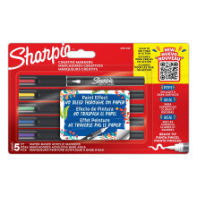 Sharpie Creative Marker Fırça Uçlu Akrilik Kalem Set 5'li 2201182 - SHARPIE