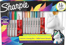 Sharpie Fine Markör Kumbara Hediyeli 16’lı Set Tek Boynuz N:2164411 - Sharpie