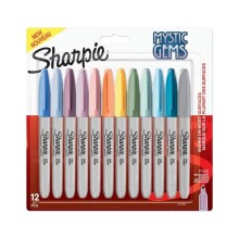 Sharpie Mystic Gems Fine Point Marker Kalem Seti 12 Renk - SHARPIE