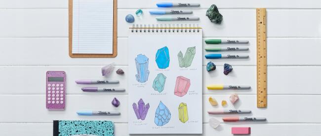 Sharpie Mystic Gems Fine Point Marker Kalem Seti 5 Renk - 2