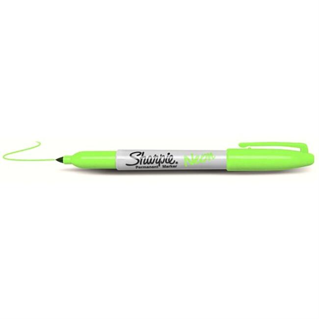 Sharpie Permanent Marker Kalem Fosfor Yeşil - 1