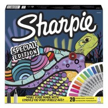 Sharpie Permanent Marker Kalem Kaplumbağa 20’li Set - 1