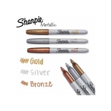 Sharpie Permanent Marker Kalem Metalik Bronze - Sharpie (1)