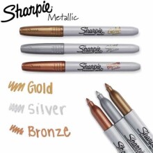 Sharpie Permanent Marker Kalem Metalik Gold - SHARPIE (1)