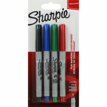 Sharpie Ultra Fine Permanent Marker 4’lü Set - 1
