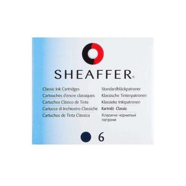 Sheaffer Dolma Kalem Yedeği Mavi 6 Adet - 1